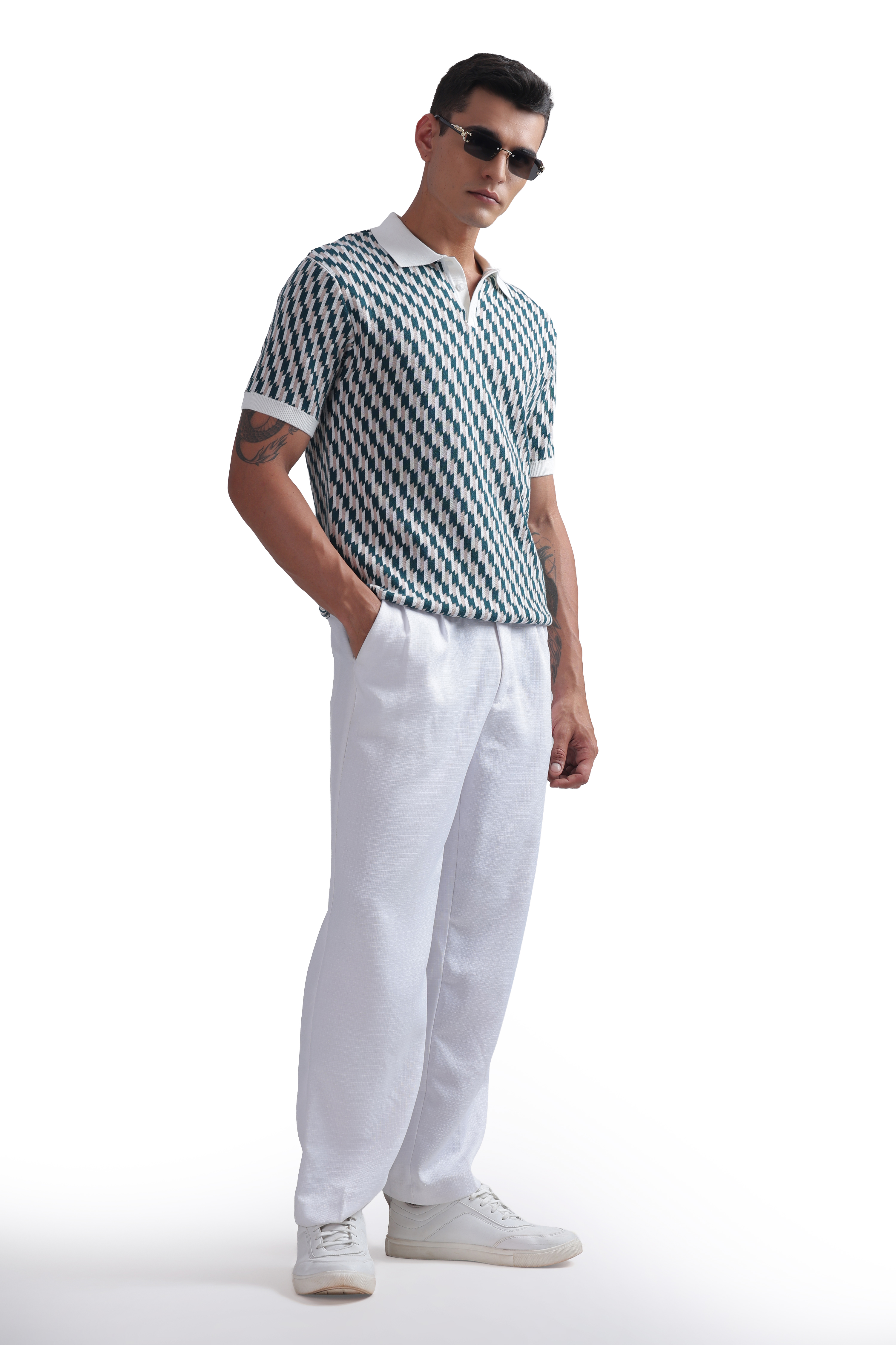 Eterna knitted Polo