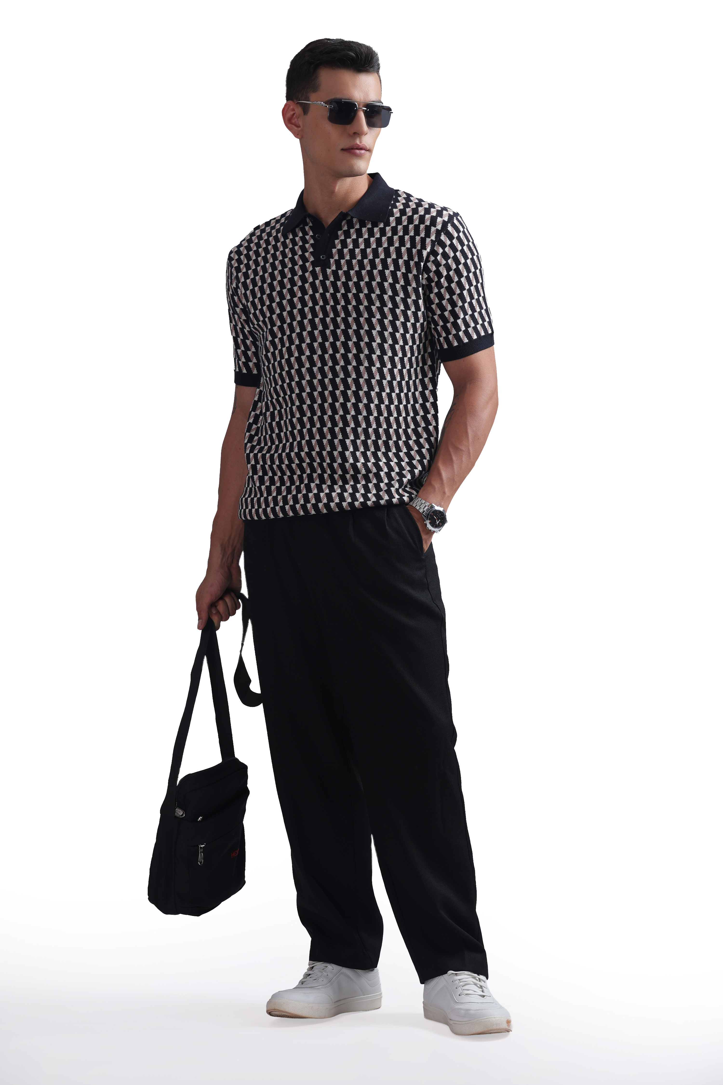 Veloure Polo T-Shirt