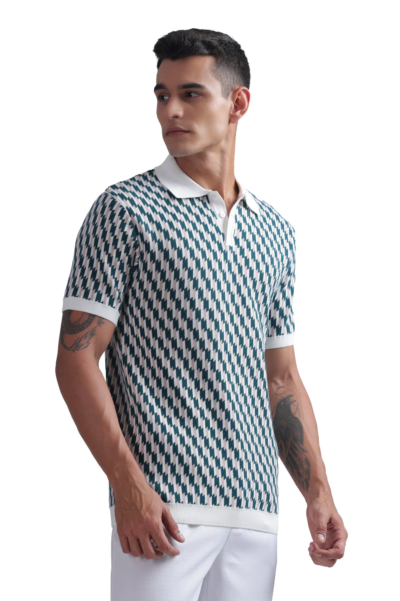 Eterna knitted Polo