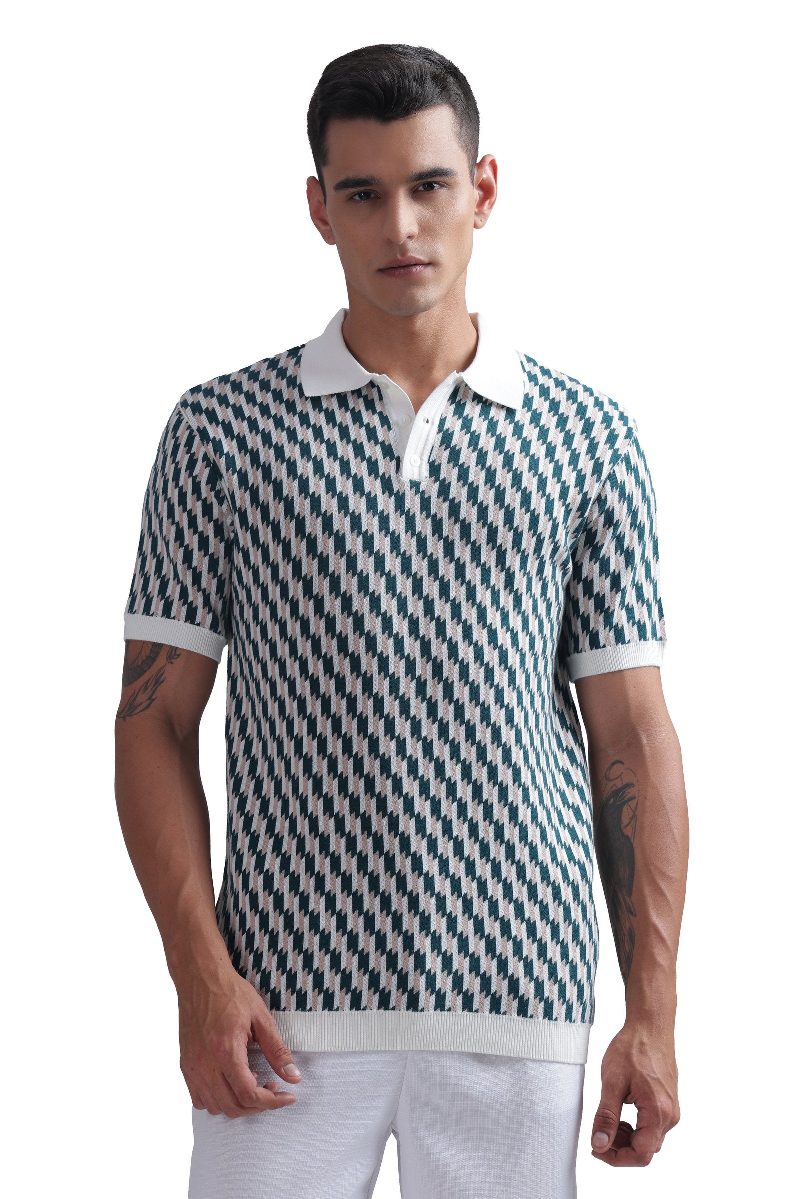 Eterna knitted Polo