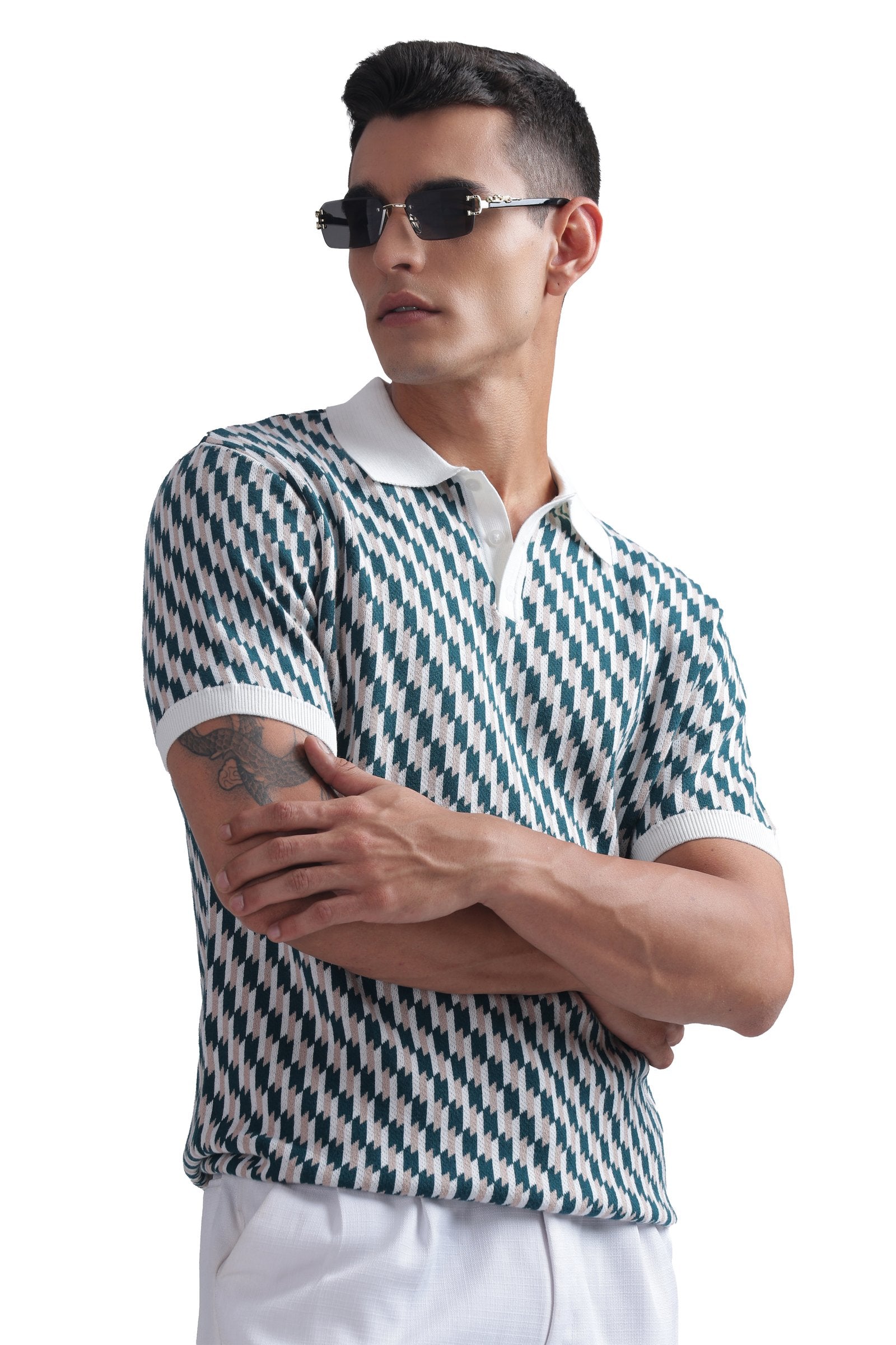 Eterna knitted Polo