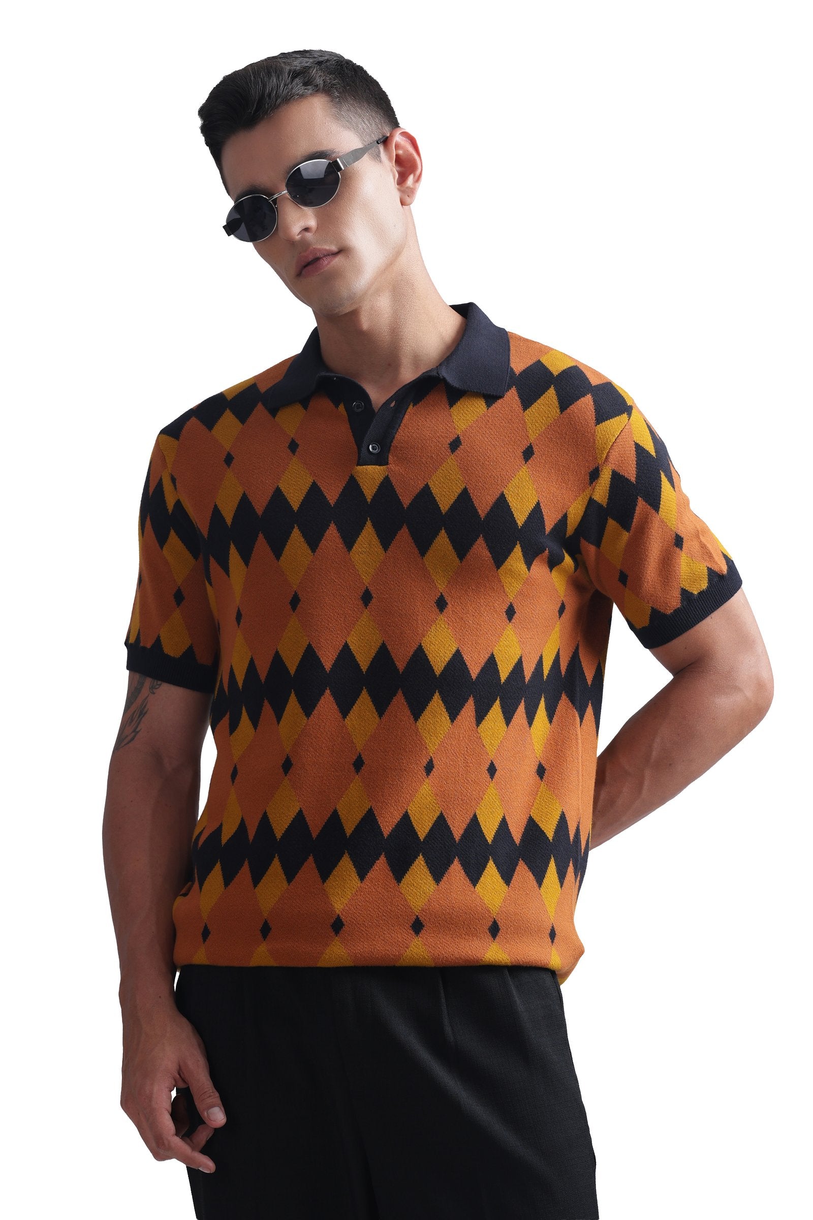 Vintage Crest Polo T-Shirt