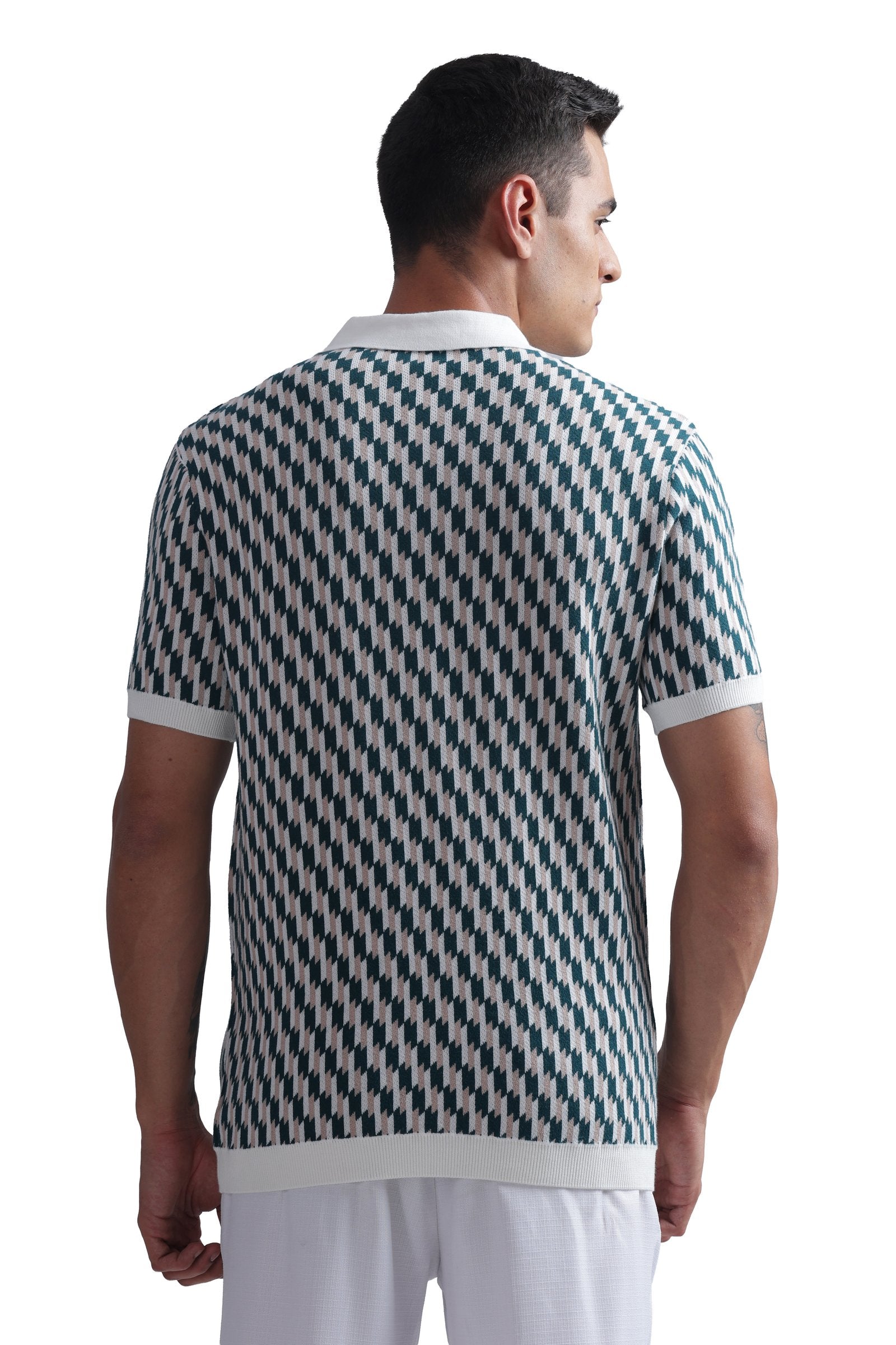Eterna knitted Polo
