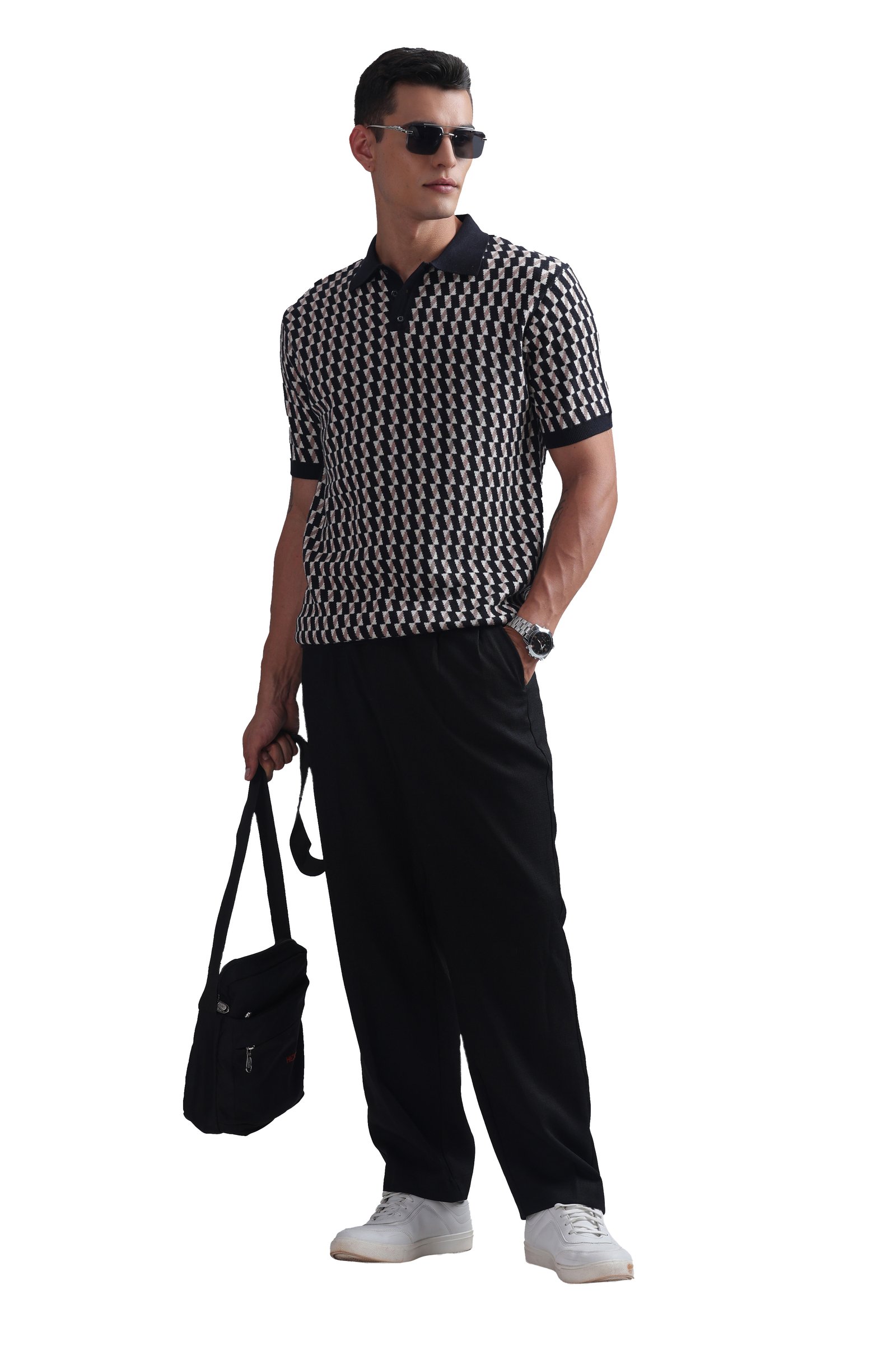 Veloure Polo T-Shirt